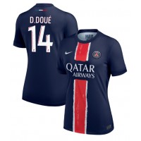 Koszulka piłkarska Paris Saint-Germain Desire Doue #14 Strój Domowy dla kobiety 2024-25 tanio Krótki Rękaw